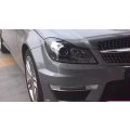 Headlight assembly for Mercedes Benz C-Class W204 C180 C200 C63 C260 LED daytime running light le...