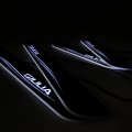 Led Moving Light Scuff Plate for Alfa Romeo Gulia Dynamic Sill Plate Flat Lining Overlay Flowing ...