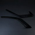 Modified Bright Black Front Fog Lampshade Decoration Strip Cover Trim For Volvo S60 V60 2019 2020...