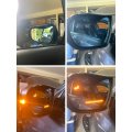 Rear View Blue Mirror Led Turn Signal Heating Blind Spot Monitor for Hyundai Sonata 8th 11-14 Ix3...