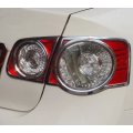 Car Styling Chrome Rear Light Cover Trim Taillight Lamp Frame Strip for Volkswagen sagitar 2006-2011