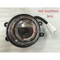 LED DRL daytime running light fog lamp front bumper light  with  projector lens for Toyota PRIUS C