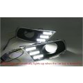 led drl daytime running light for Toyota Camry 2009-2011 with Dynamic moving yellow turn signal a...