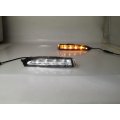 led drl daytime running light for Volkswagen Scirocco R 2010-2014 with Dynamic moving yellow turn...