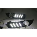 led drl daytime running light for buick regal opel insignia 2009-2013 with yellow turn signal and...