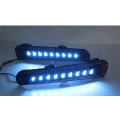 led drl daytime running light for ford mondeo 2011-2013 with Dynamic moving yellow turn signal an...