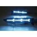 led drl daytime running light for honda  XR-V 2015-2017 with Dynamic moving yellow turn signal an...