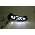 led drl daytime running light +lens for Buick Verano 2015-17 with Dynamic moving yellow turn sign...