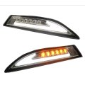 led drl daytime running light + yellow turn signal for Volkswagen Scirocco 2009-2014 with wireles...