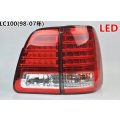 rear light, tail lamp inner for Toyota Land Cruiser LC100 FZJ100 4500 4700 1998-2007 2pcs,