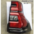rear light, tail lamp inner for Toyota land cruiser prado  LC150 2700 3500 2018-2019 ,2 pcs