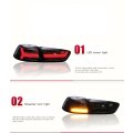 taillight assembly Fit for Mitsubishi Lancer-ex LED driving lights brake lights streamer turn lights