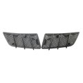 Front Hood Vents Grille Cover Trim For Mercedes Benz W164 ML GL Class 2008-2011