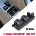 RHD For Nissan Patrol GU Y61 1997?2017 Auto Power Window Switch Control Car Parts 16+3Pins 25401-...