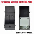 For Nissan Micra III K12 2003-2010 Car Front Left Window Control Switch OEM# 25401-AX600 25401AX600