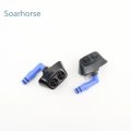 For Saab Front Bumper Headlight Washer Sprayer Nozzle Cylinders Headlamp Cleaning Jet &amp; Clip