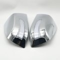 For Toyota Tundra Sequoia Left Right Side Rear view Mirror Shell Cover With LED Light Signal Lamp