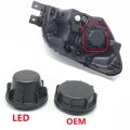 Headlight Dust Cover Waterproof LED Seal Cap Headlamp Extension Shell For Kia Sportage 3 2015