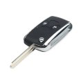 2 Button Flip Remote Key Fob Case For Toyota Camry Corolla Yaris Echo Prado Hilux