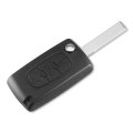 Car Keyless Entry Case Flip Folding Remote Key 433MHz with ID46 Chip HU83 Blade for Peugeot