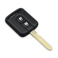 For Nissan Elgrand X-TRAIL Qashqai Navara Micra Note NV200 2 Buttons ID46 Chip Remote Car Key Fob