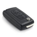 For Peugeot 307 Flip Fob Remote Car Key 433Mhz ID46 PCF7941 Chip With Uncut VA2 Blade Auto Key