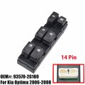 Front Left Window Regulator Master Lifter Switch Button 93570-2G100 For Kia Optima 2006 2007 2008...