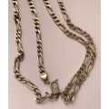 Necklace - Figaro Style Silver Chain #ML994 R1,800.00 | Dimensions: 695mm