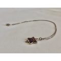 Necklace - 925 Silver Chain With Pendant - Adaya Brand, Magen David With Purple Stones & Designs ...