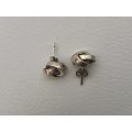 Earrings - Silver Knot Design Studs #ML549
