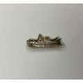 Large Silver Gunboat Charm With 4 Cannons #ML716 R225.00 | Dimensions: 29mm x 12 mm