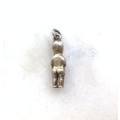 Silver Coloured Young Boy With One Arm Folded and One Hand To Mouth #ML776 R180.00 | Dimensions: ...