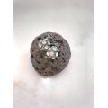 Earrings - Silver Tone Shepherds Hook. Diamante Stones Set On Silver Style Round Ball #ML972 R195...