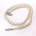 Necklace - Pearly Style Beads With Silver Colour Clasp #ML1069 R195.00 | Dimensions: 470mm L