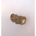 Brooch - Late Victorian Antique WWI Sweetheart Pin. Marked 'Mizpah' with prayer. Tarnished - ML1083