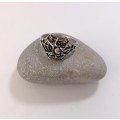 Ring - Band With Spider Web and Spider Pattern In Centre. 925 Silver #ML1084 R395.00 | Dimensions...