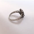 Ring - Band With Spider Web and Spider Pattern In Centre. 925 Silver #ML1084 R395.00 | Dimensions...