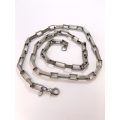 Necklace - Silver Colour Chain with Large Rectangular Links. Branded 'Honey' #ML1098 R220.00 | Di...