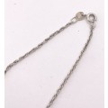 Bracelet - 925 Silver Rope Chain #ML1153 R295.00 | Dimensions: 197mm
