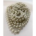 2 x Long Pearl Necklaces. light champagne colour #ML1195 245.00 | Dimensions: 600mm each