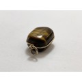 Pendant - Tigers Eye Semi-Precious Polished Stone. Gold Colour Link #ML1260 R250.00 | Dimensions:...