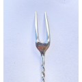Antiques and Collectibles - Set of 6 Antique Sterling Silver Snail Forks. 1913 Birmingham Levi & ...