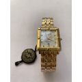 Watch - Klaus Kobec Entrepreneur Swiss Movement Gold Plates. Diamond and Mother of Pearl. Genuine...