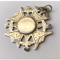 Pendant - Vintage Victorian Sterling Hallmark Silver Celtic Cross. c.1896 Birmingham #ML1580