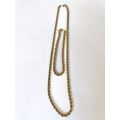 Bracelet & Necklace - Rope Design Gold Tone Colour ML1739
