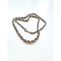 Necklace - 925 Silver Ladies Rope Chain Design ML1959