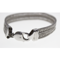 Bracelet - Vintage 925 Silver Bracelet with Rope and Filigree Design - ML2310