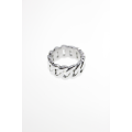 Ring - Fashion Silver Tone Link Chain Style Ring - ML2331