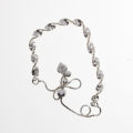 Bracelet - Fashion 925 Silver Twisted Chain Style Bracelet. Adjustable. - ML2515