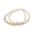 Necklace - Vintage Moonstone Beaded Necklace. (Semi-precious Crystal Stone) - ML2718